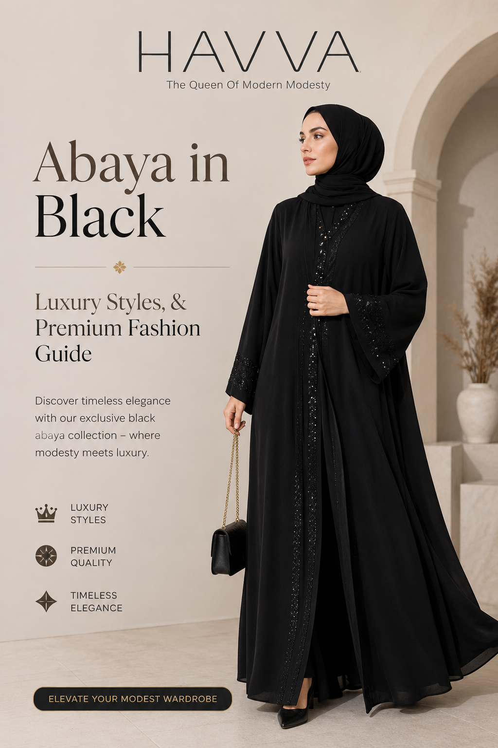 havva.co-Abaya in Black: Luxury Styles, & Premium Fashion Guide-Featured image